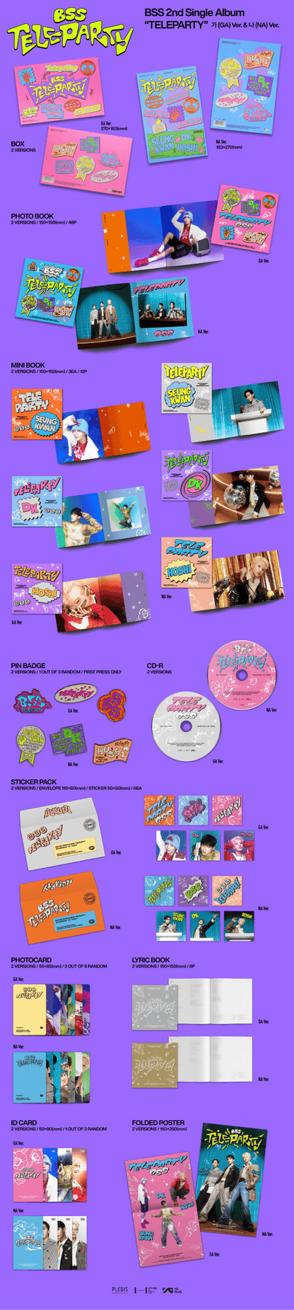 BSS(SEVENTEEN) - 2nd Single Album [TELEPARTY]