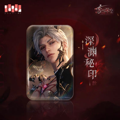 Love and Deepspace - Sylus 秦彻 [Abysm Sovereign] Series [Where Drakeshadows Fall] Badges(86*54mm) (All 2 Types)