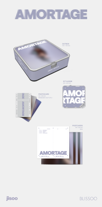 JISOO - Mini Album [AMORTAGE] (APP Ver.)