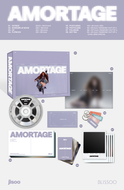 JISOO - Mini Album [AMORTAGE] (Exclusive Edition)
