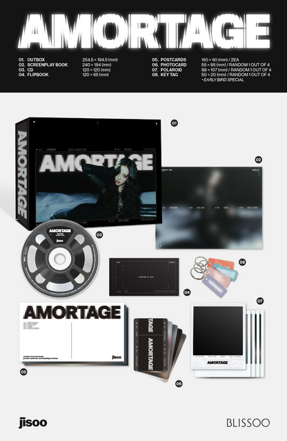 JISOO - Mini Album [AMORTAGE] (Exclusive Edition)