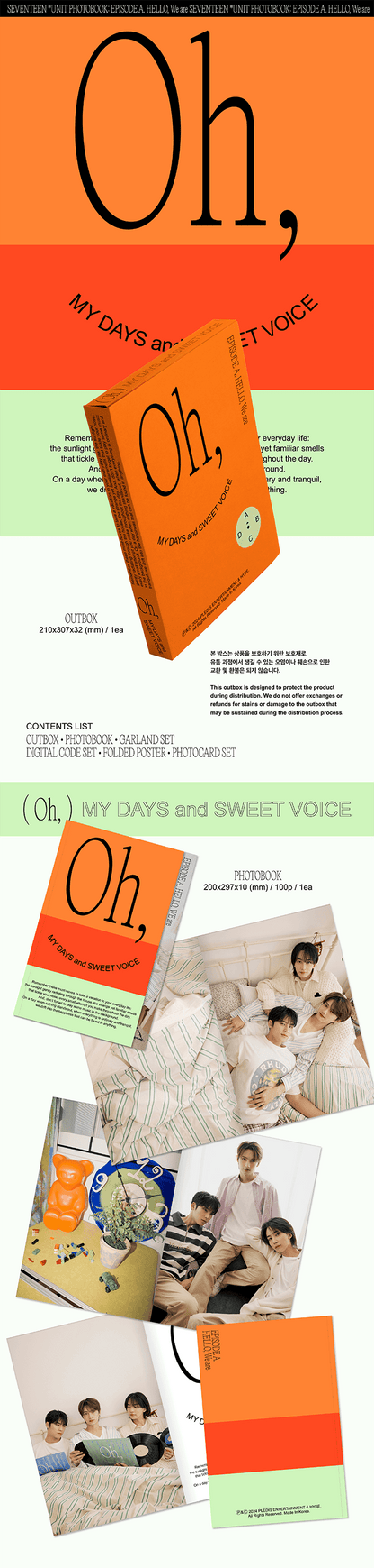 SEVENTEEN - Unit Photobook [EPISODE A,B]