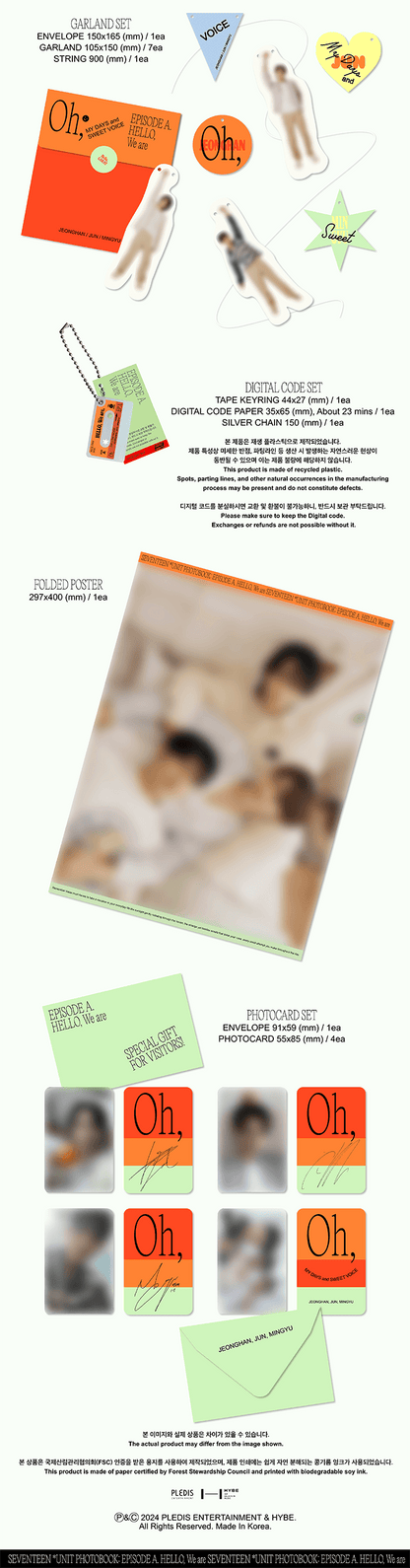 SEVENTEEN - Unit Photobook [EPISODE A,B]
