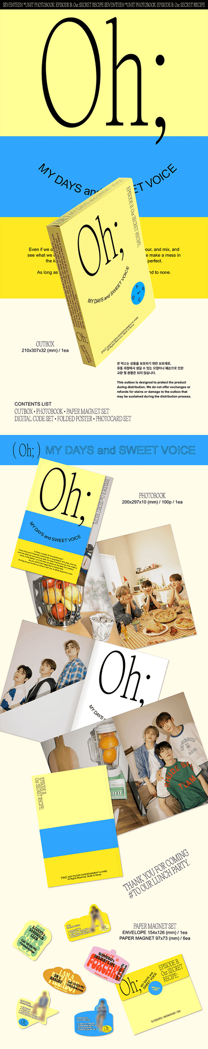 SEVENTEEN - Unit Photobook [EPISODE A,B]