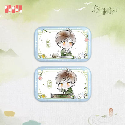 EVOLxLOVE/恋与制作人 - 茶园一日 Cartoon Badge/Pin (All 5 Types)