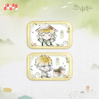 EVOLxLOVE/恋与制作人 - 茶园一日 Cartoon Badge/Pin (All 5 Types)