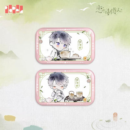 EVOLxLOVE/恋与制作人 - 茶园一日 Cartoon Badge/Pin (All 5 Types)