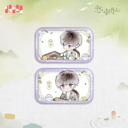 EVOLxLOVE/恋与制作人 - 茶园一日 Cartoon Badge/Pin (All 5 Types)