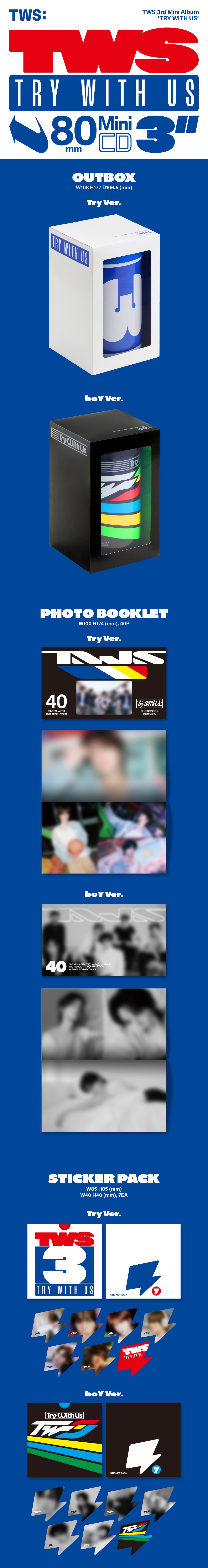 (Pre-order) TWS - 3rd Mini Album [TRY WITH US]