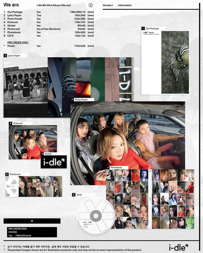 I-DLE - 8th Mini Album [We are] (Photobook ver.)