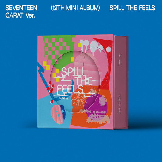 (Pre-order) SEVENTEEN - 12th Mini Album [SPILL THE FEELS] (Carat ver.)(Random)