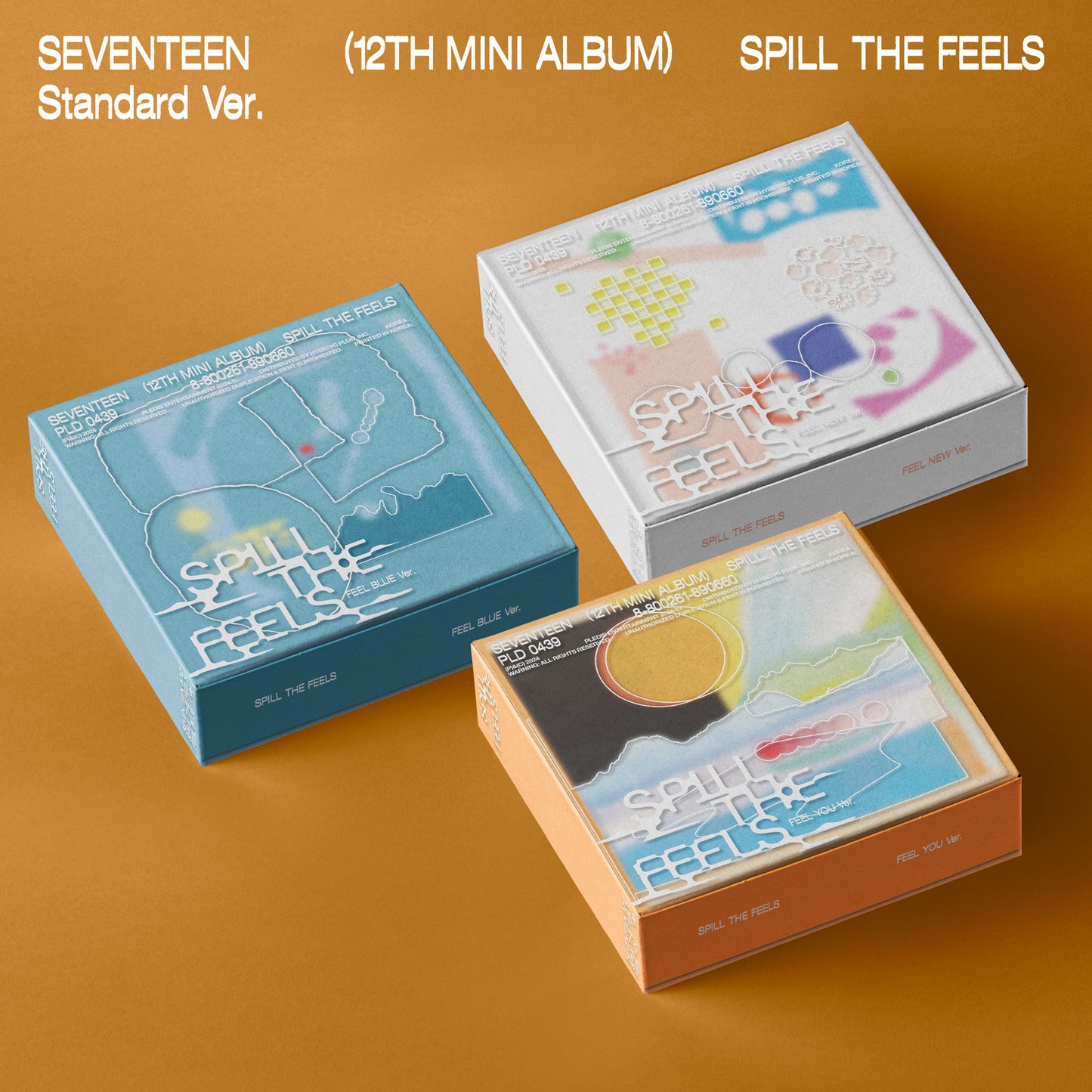 SEVENTEEN - 12th Mini Album [SPILL THE FEELS](Standard ver.)