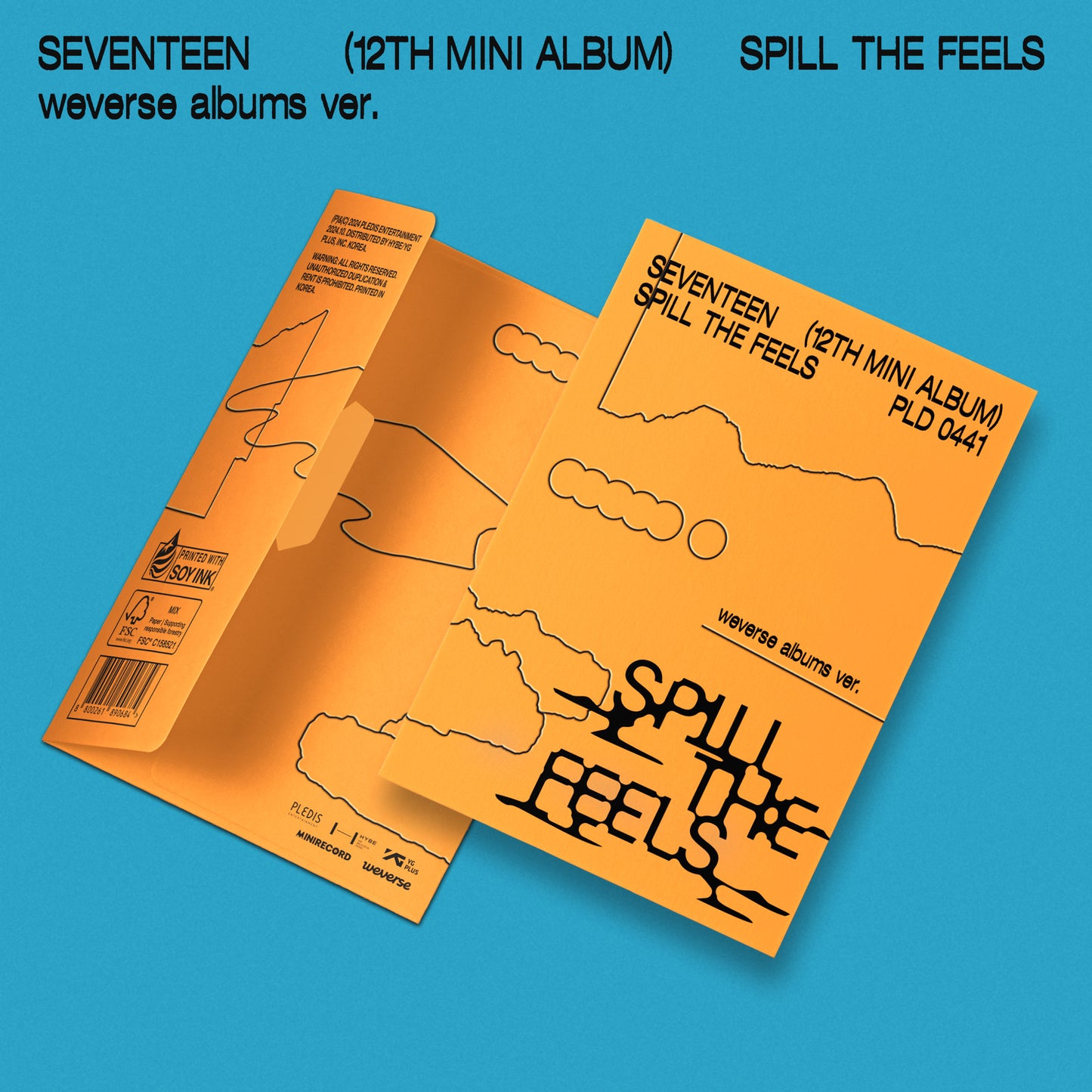 SEVENTEEN - 12th Mini Album [SPILL THE FEELS](Weverse ver.)