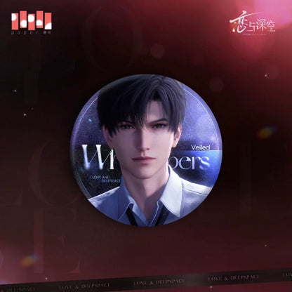 Love and Deepspace - [Veiled Whispers] Series - Badge/Pin