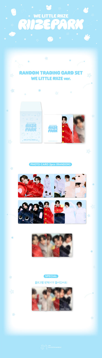 RIIZE - [WE LITTLE RIIZE POP-UP MD] Random Trading Card Set
