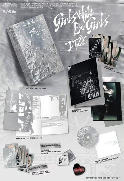 ITZY - [Girls Will Be Girls] (Box ver.)