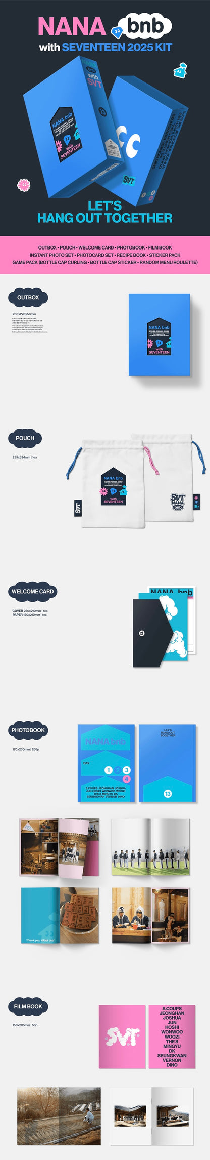 SEVENTEEN - NANA bnb with SEVENTEEN 2025 KIT