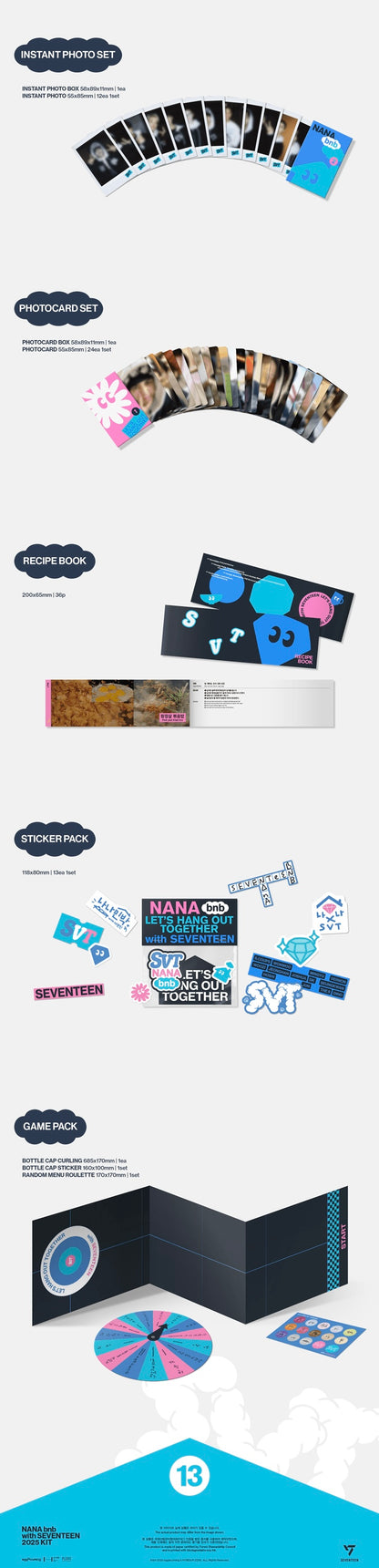 SEVENTEEN - NANA bnb with SEVENTEEN 2025 KIT