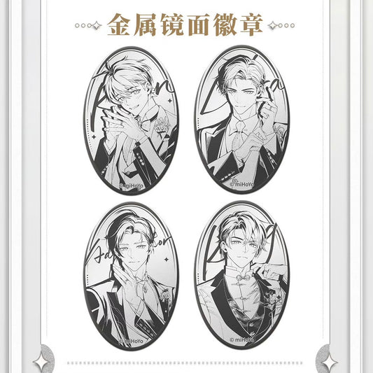 (Pre-order) Tears of Themis/未定事件簿 - [My Heart Will Go On] 爱是我此生的唯一答案系列 - Oval Badge/Pin