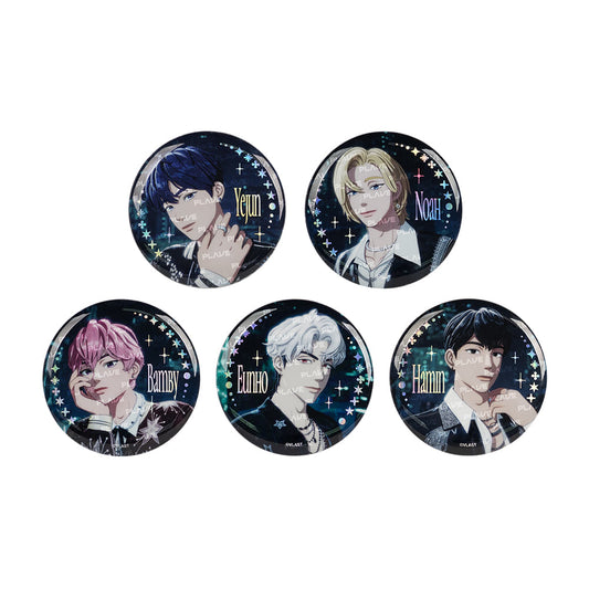 (Pre-order) PLAVE - 2025 Tour Trading Can Badge (All 5 types Random)