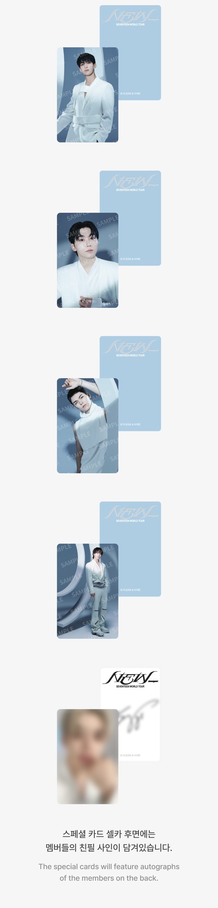 SEVENTEEN - 2025 World Tour [NEW_] Trading Card Set – ButterPuffly