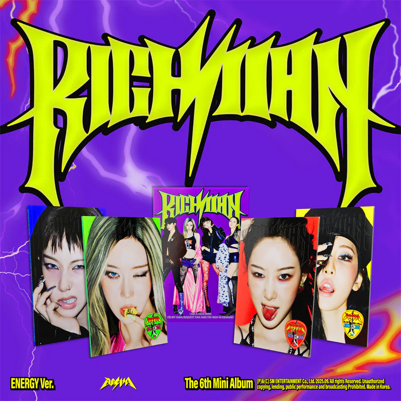 AESPA - 6th Mini Album [Rich Man] (ENERGY Ver.)