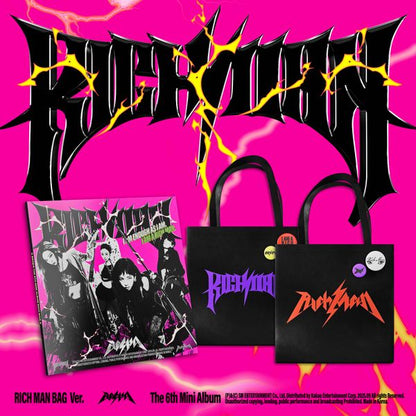 AESPA - 6th Mini Album [Rich Man] (RICH MAN BAG Ver.) (Random)