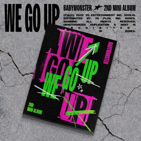 (Pre-order) BABYMONSTER - 2nd Mini Album [WE GO UP]