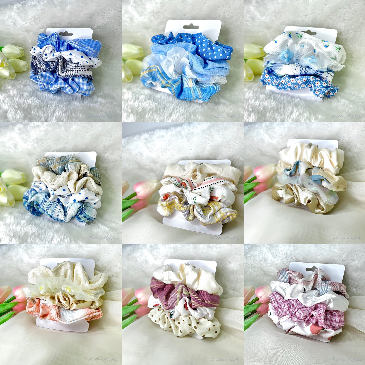 Various Simple style Girly Cute Rubber Band Hair Band (4PC/SET)