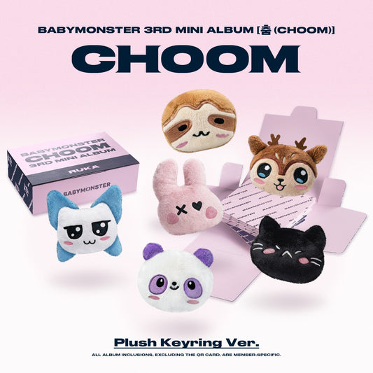 (Pre-order) BABYMONSTER - 3rd Mini Album [춤 (CHOOM)] (Plush Keyring ver.)