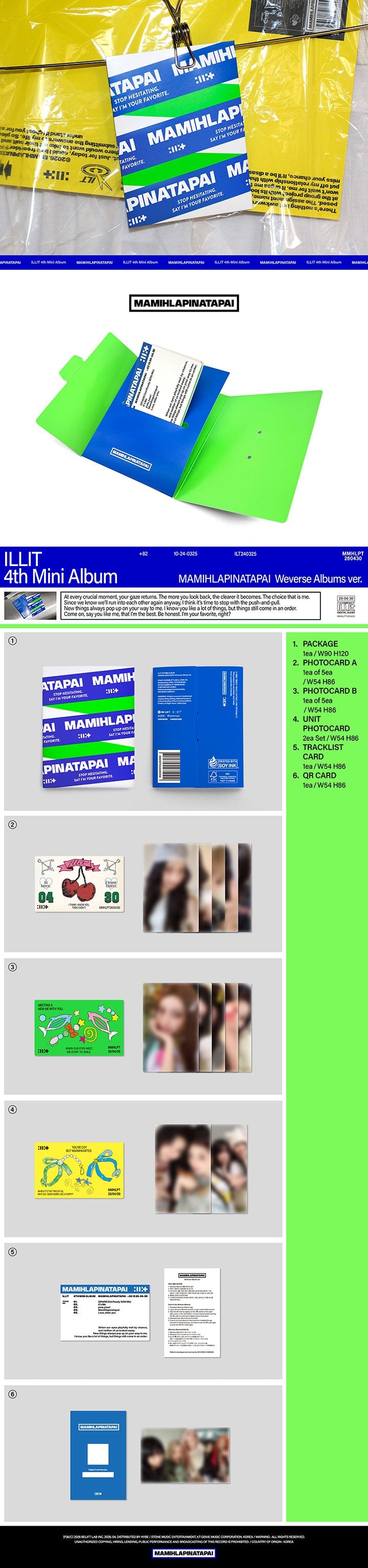 ILLIT - 4th Mini Album [MAMIHLAPINATAPAI] (Weverse ver.)