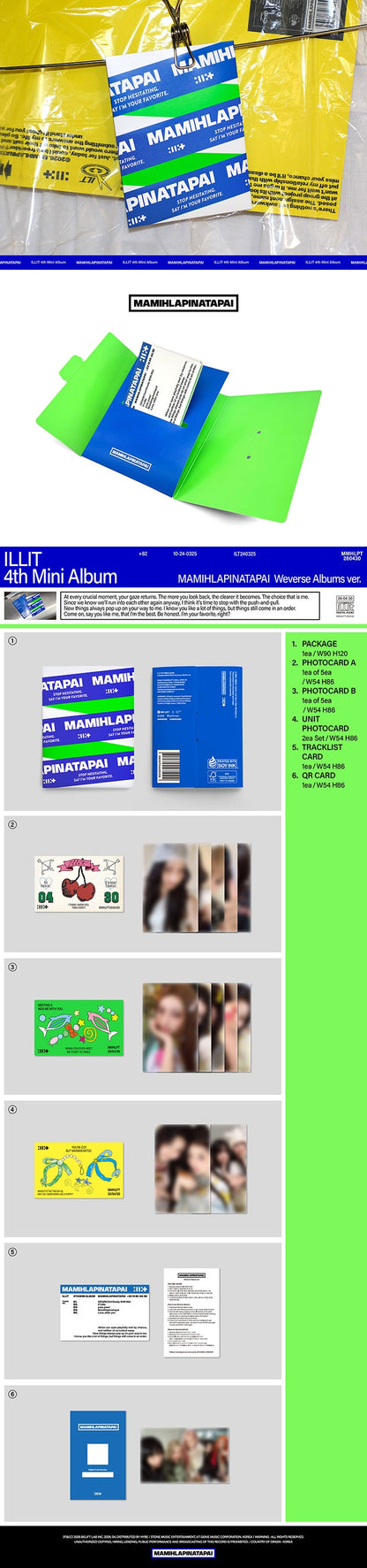 ILLIT - 4th Mini Album [MAMIHLAPINATAPAI] (Weverse ver.)