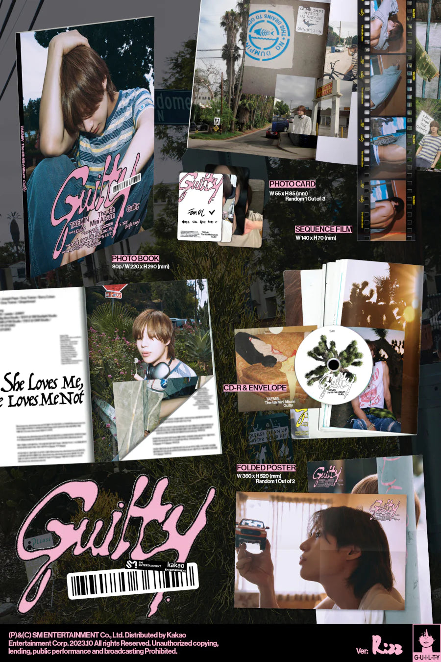 TAEMIN (SHINEE) - The 4th Mini Album [Guilty] (2 Versions)