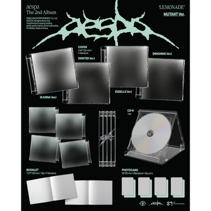 (Pre-order) AESPA - The 2nd Album [LEMONADE] (MUTANT Ver.)