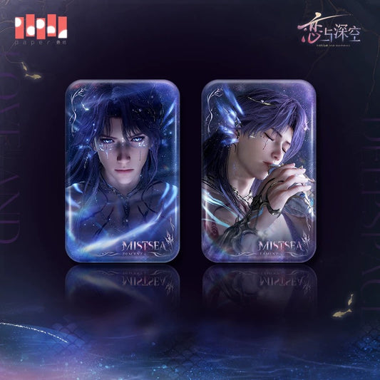 (Pre-order) Love and Deepspace - [Rafayel: Lemurian Sea God] 祁煜 - Rectangular Badge/Pin