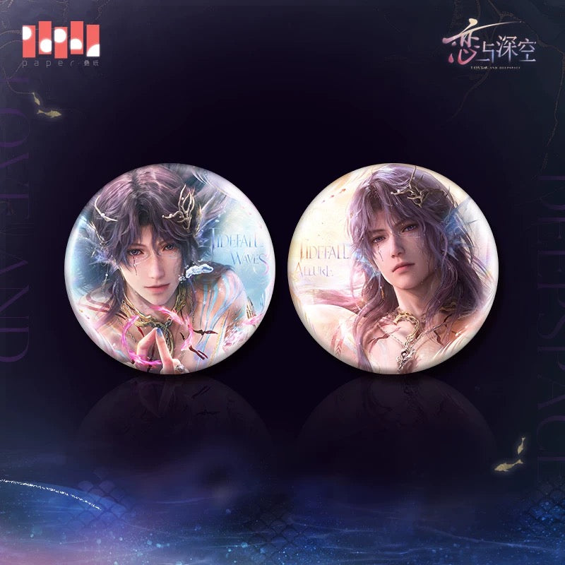 (Pre-order) Love and Deepspace - [Rafayel: Lemurian Sea God] 祁煜 - Badge/Pin