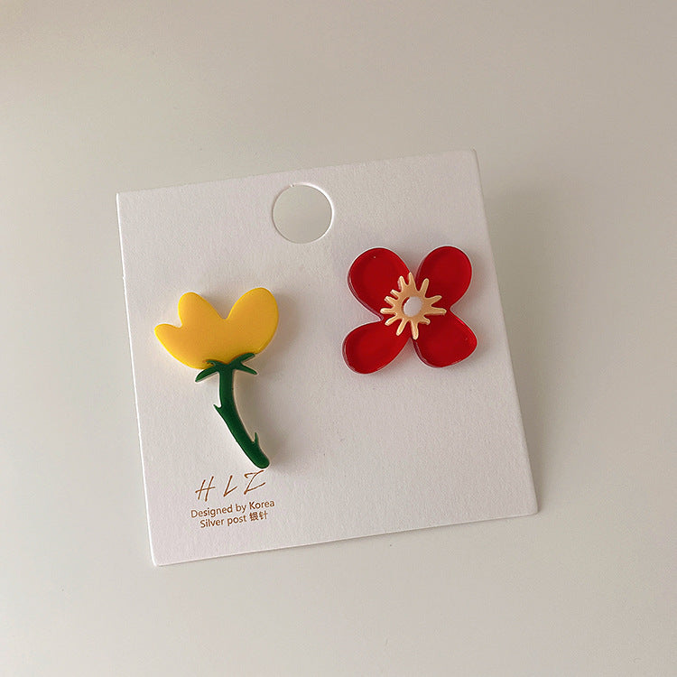 Acrylic Flower Earrings