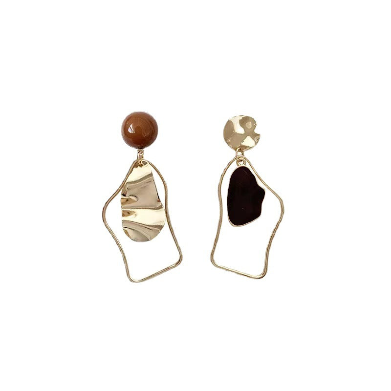 Geometric Asymmetric Earrings