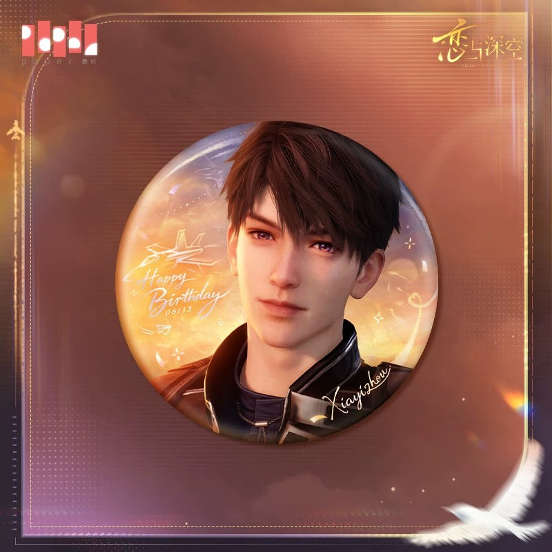 (Pre-order) Love and Deepspace - Caleb 夏以昼 2026 Birthday Badge(2)
