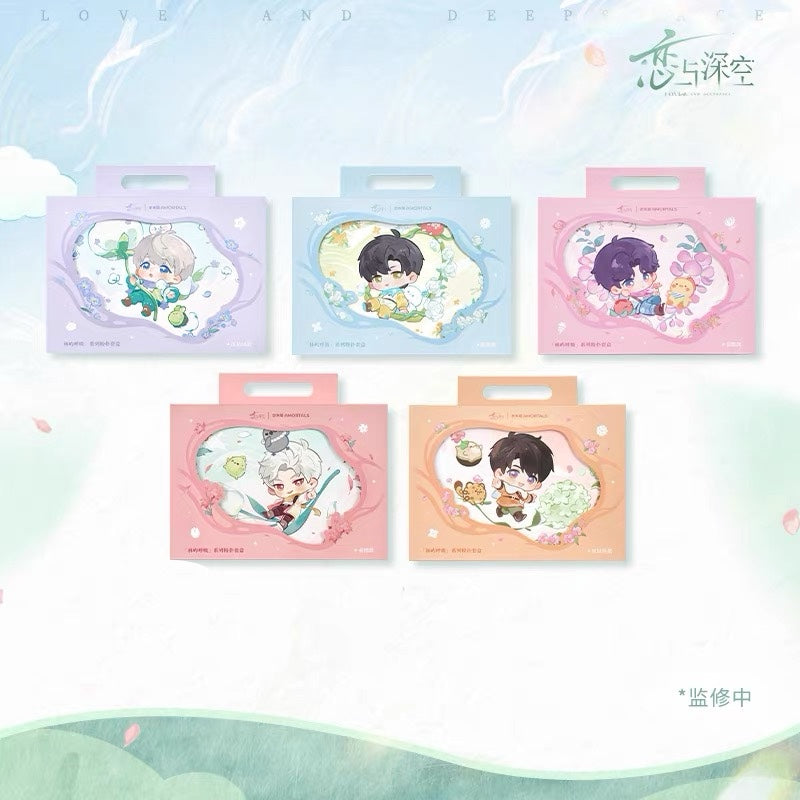 (Pre-order) Love and Deepspace x AMORTALS Collaboration [Forest Breath 林屿呼吸系列] - Makeup Puff Set