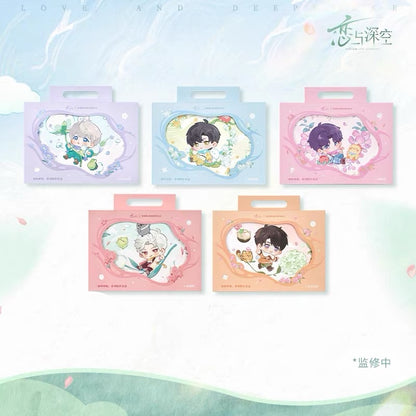 (Pre-order) Love and Deepspace x AMORTALS Collaboration [Forest Breath 林屿呼吸系列] - Makeup Puff Set