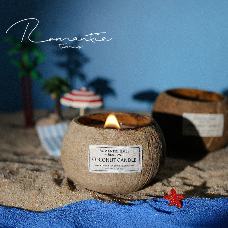 Coconut Shell Scented Candles