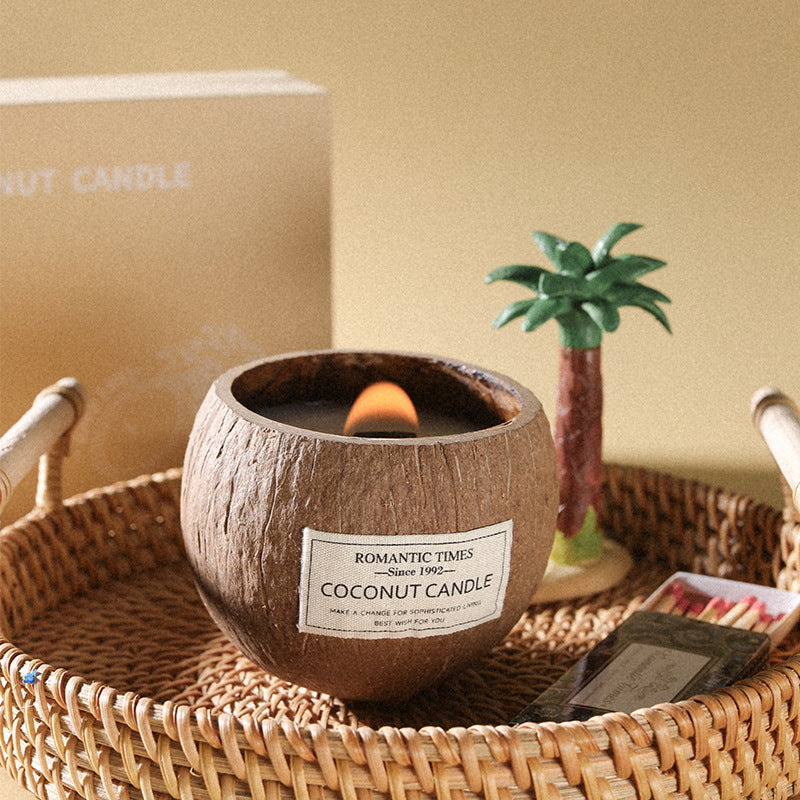 Coconut Shell Scented Candles