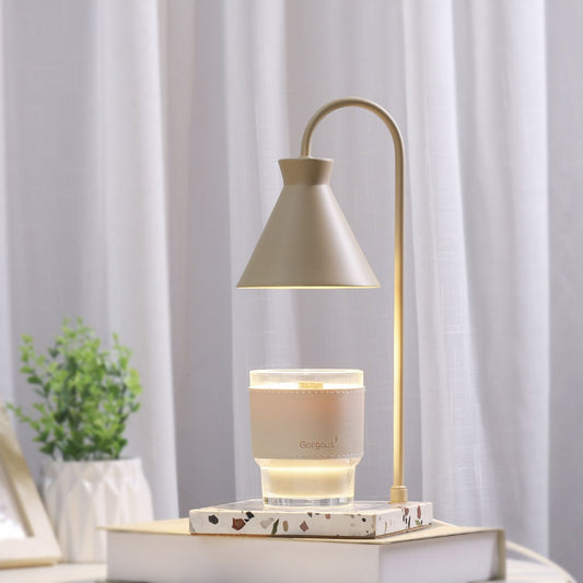 Marble Liftable Candle Warmer Lamp