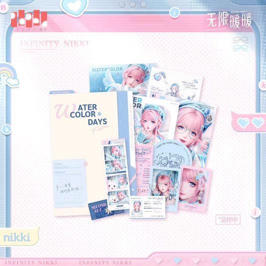 (Pre-order) INFINITY NIKKI/无限暖暖 - [Water Colour Days 水色日记系列] - An Archive Folder from Nikki