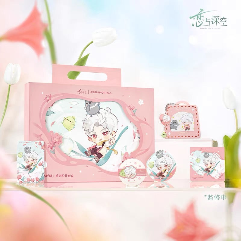 (Pre-order) Love and Deepspace x AMORTALS Collaboration [Forest Breath 林屿呼吸系列] - Makeup Puff Set