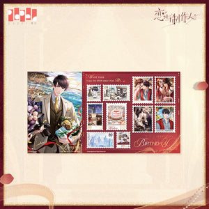 EVOLxLOVE/恋与制作人 - 2025 Victor 李泽言 Birthday Merch Complimentary Gift - Postcard & Postage Sticker Set