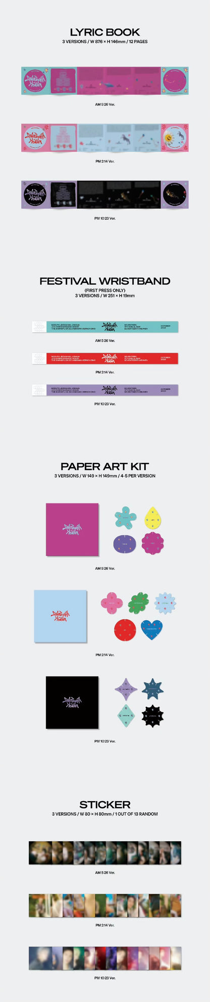 SEVENTEEN - 11th Mini Album [Seventeenth Heaven] (3 Versions)