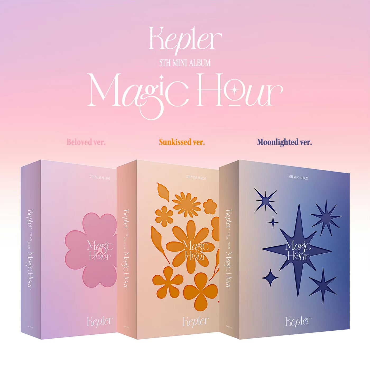 KEP1ER - The 5th Mini Album [Magic Hour] (3 Versions)