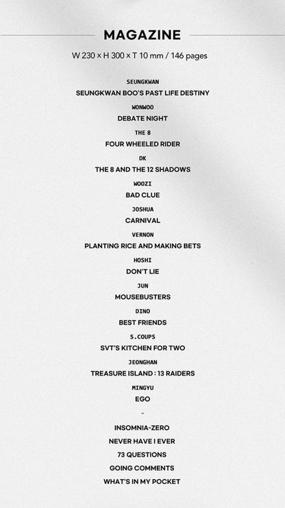 SEVENTEEN - [Going] Magazine Vol.2